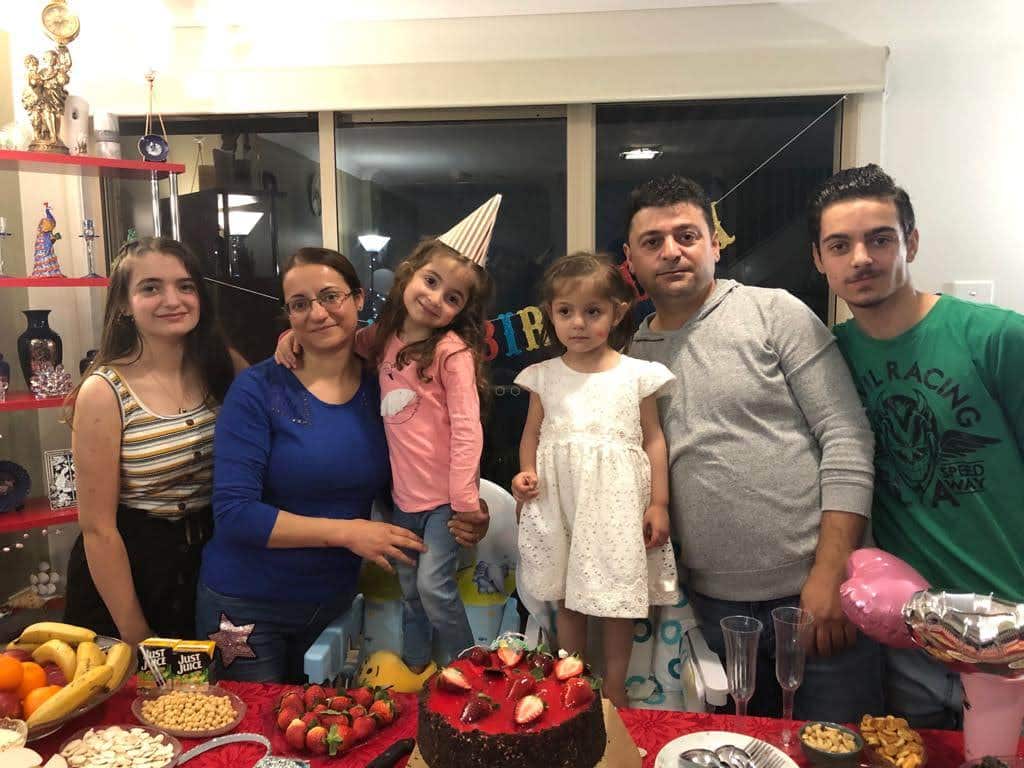 Zuzan Hassan and family