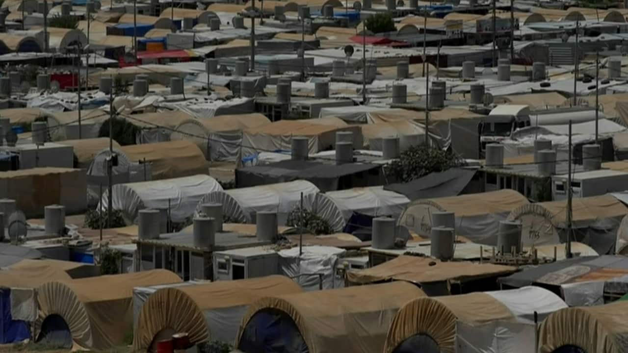 The Yazidi camp where Ashwaq has reportedly returned to live.