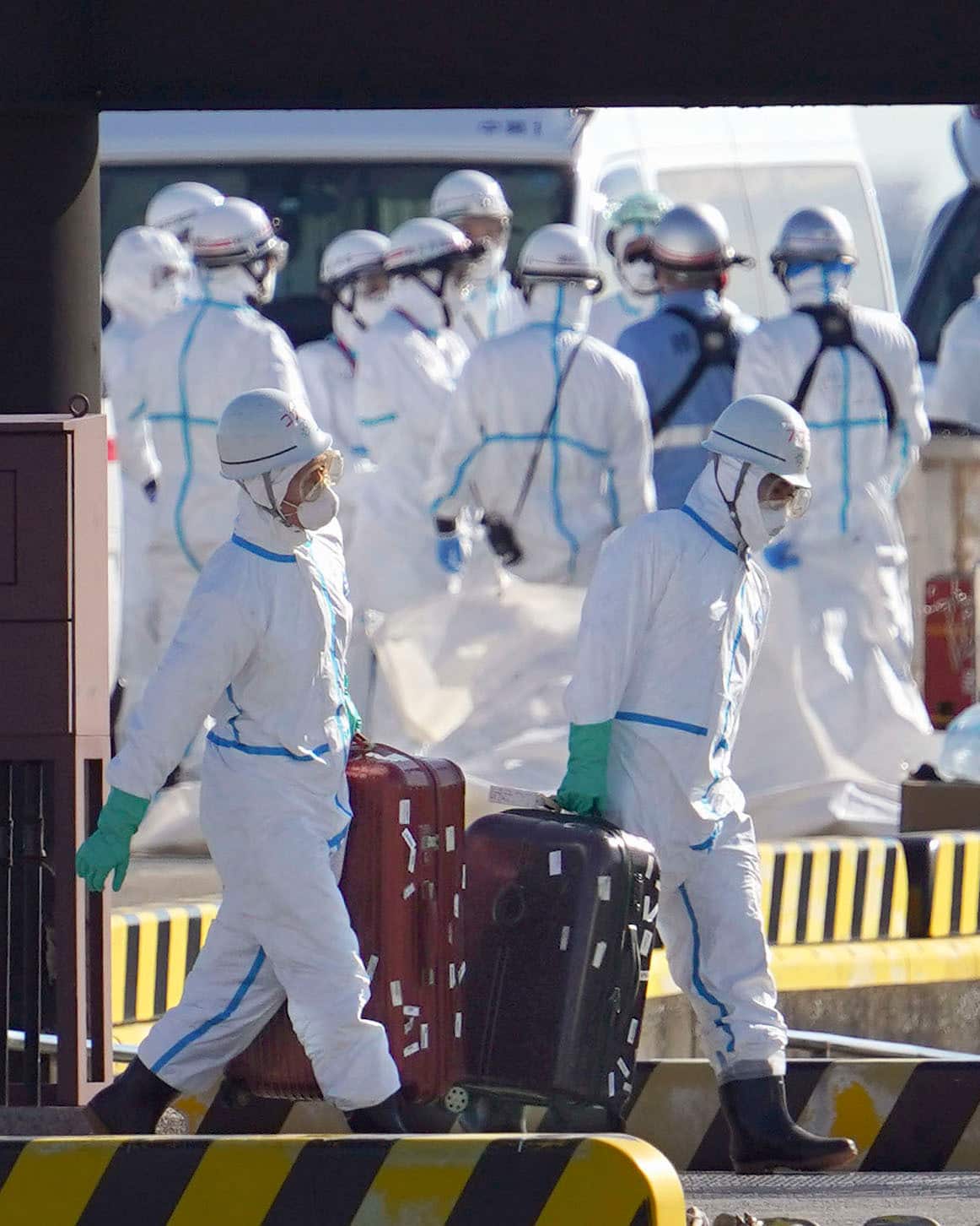 At least two Australians have tested positive for coronavirus on board the cruise ship. 