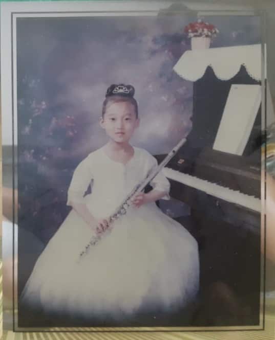 Ms Yun as a child. 
