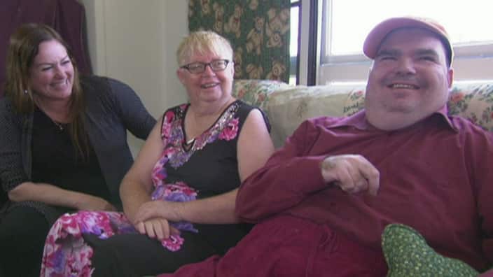 Yvonne Learmonth, Joy McNee and Christopher McNee.