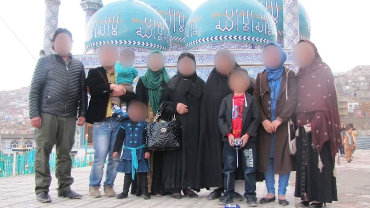 Zaki Haidari's family, whose identities are being protected for their safety.