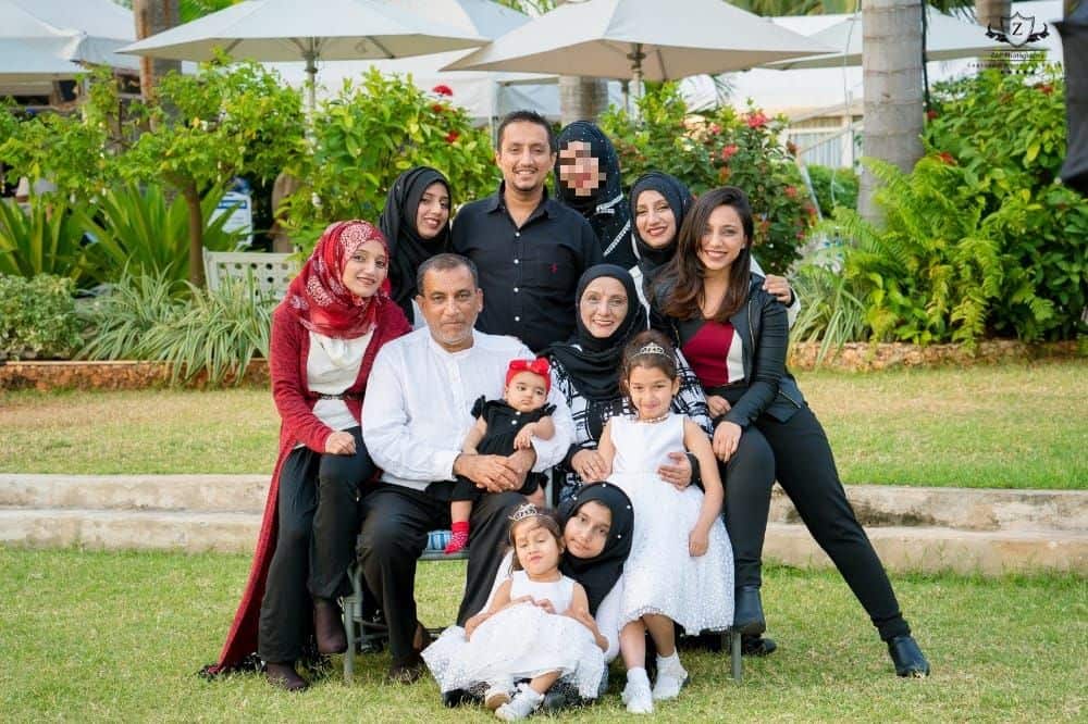 Zara with her family