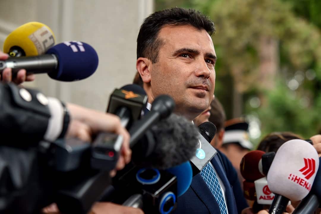 "I believe it's possible to find a solution": Macedonia Prime Minister Zoran Zaev.