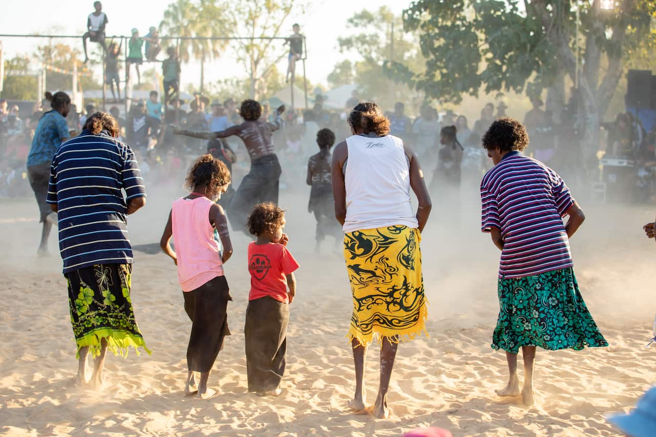 Barunga Festival once again invites attendess from around the country and overseas to immerse in culture, dance, music art and sport. Pic: Duane Preston