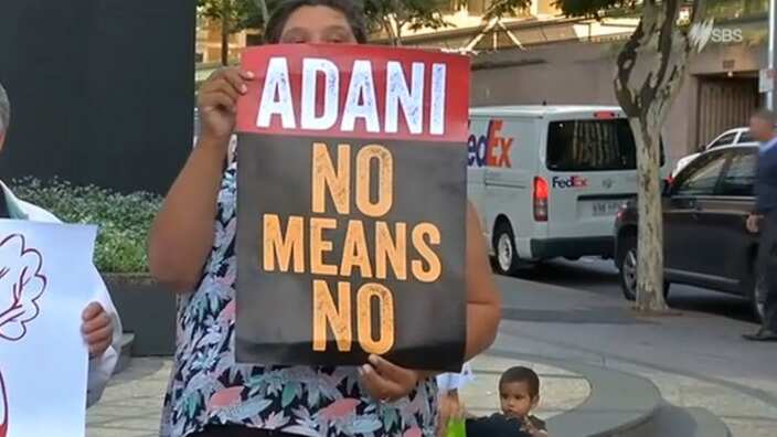 Protests against Adani's Carmichael mine