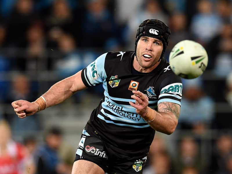 Michael Ennis of the Cronulla Sharks