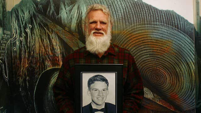 Bruce Pascoe at the National Portrait Gallery