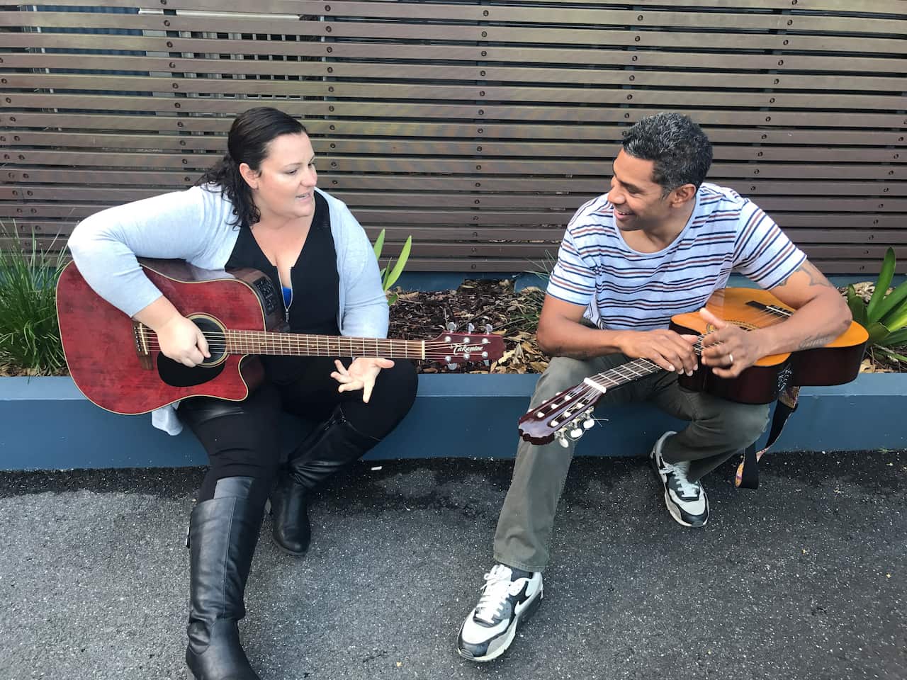 Singer/Songwriter Amber 'Missdemeanour' has a one on one mentoring session with hip hop artist Fred Leone (MC Rival)