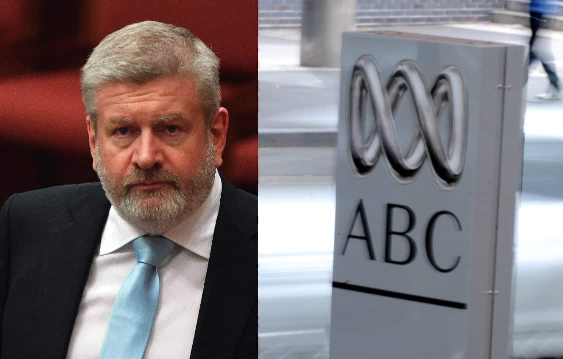 Minister for Communications Mitch Fifield (left)