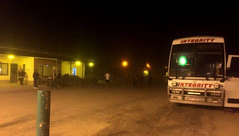 The first night of our road trip to Melbourne on the AFL Grand Final bus (NITV)