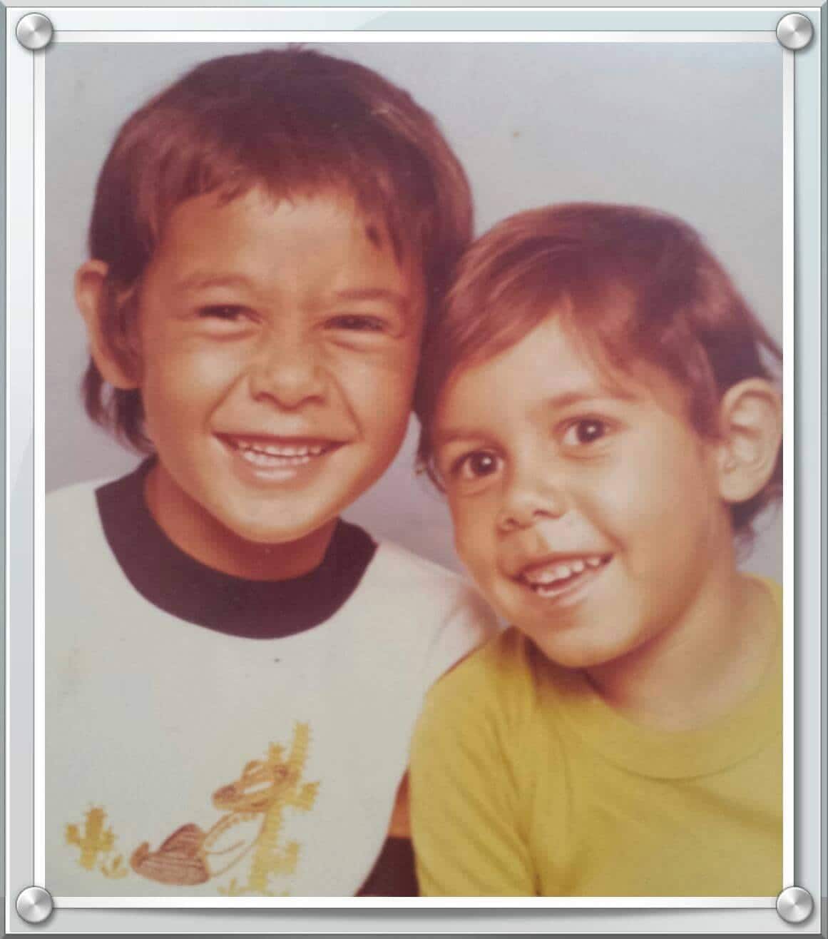 Steve Oliver as a young child Faboriginal host