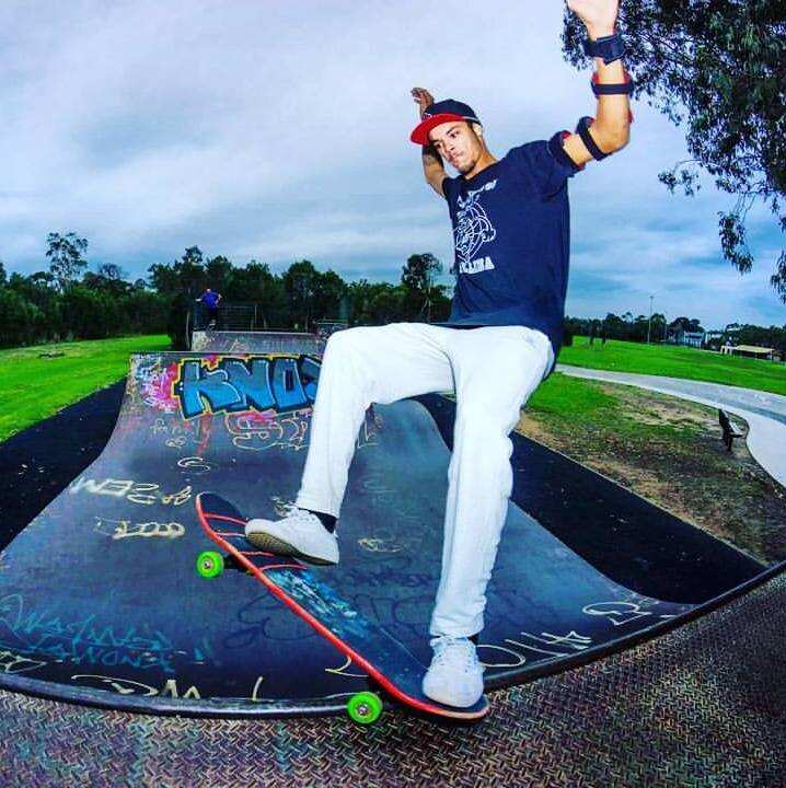 Gumbaynggirr skater and artist Brodie Jarrett 