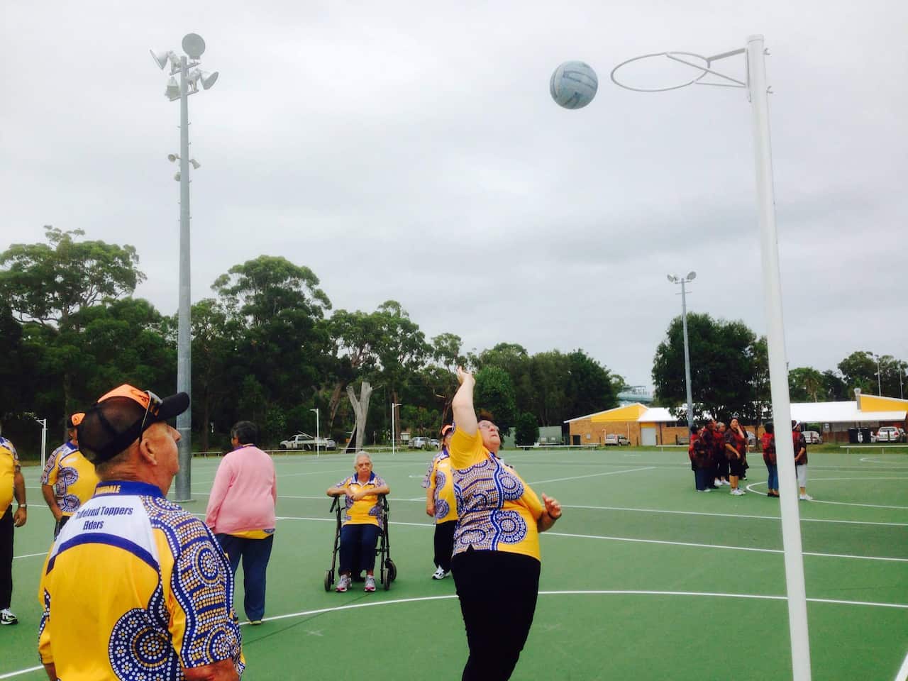 Aboriginal Elders Olympics 2016 - netball event. 