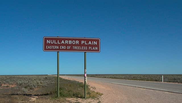 Nullarbor Plain sign