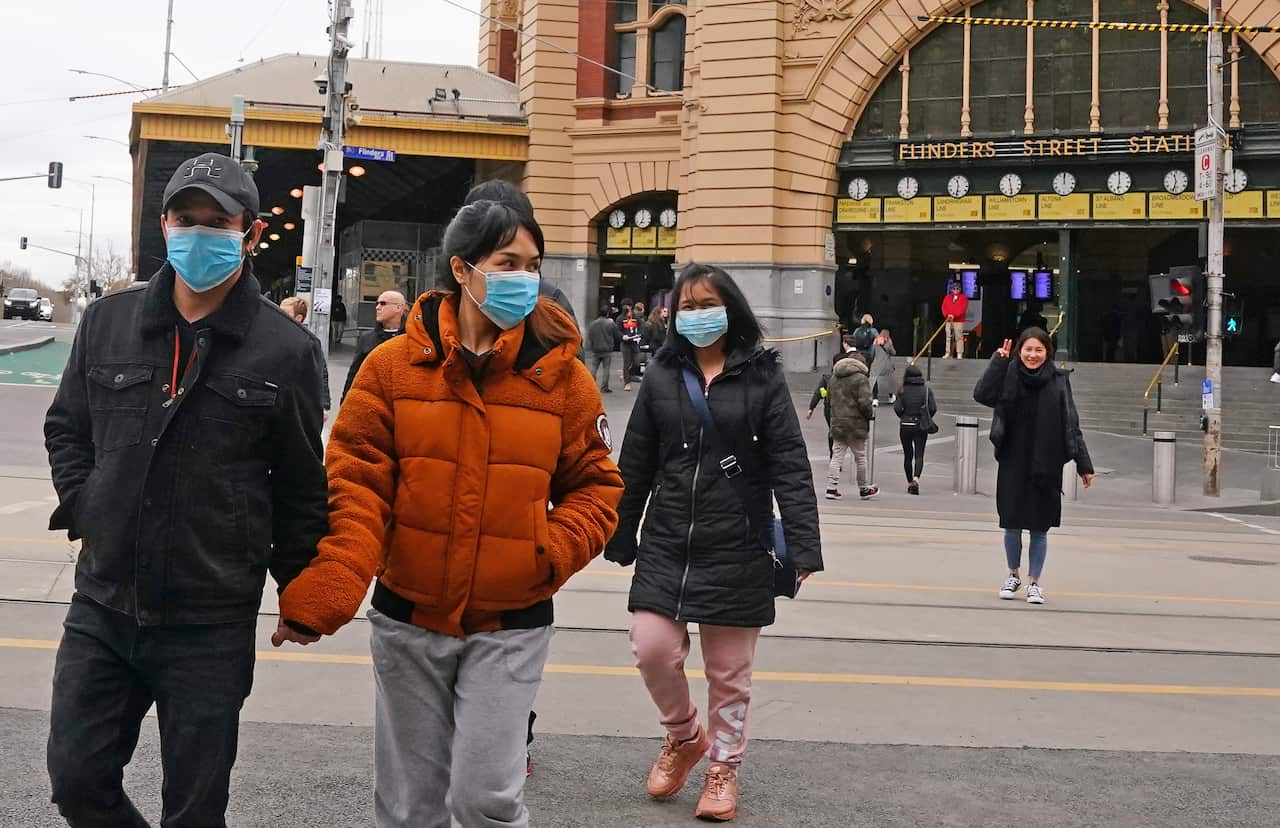 Victoria has now made it mandatory to wear masks in public within coronavirus hotspots. 