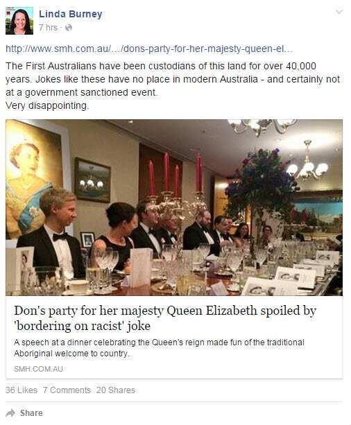 Linda Burney Facebook page