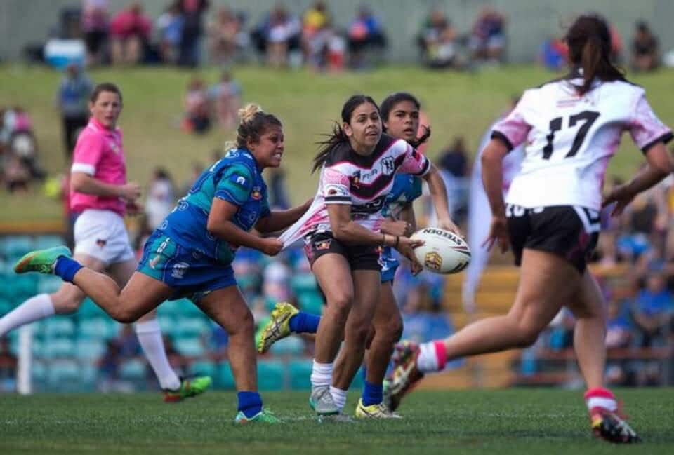 Nakia Davis-Welsh plays for the Redfern All Blacks