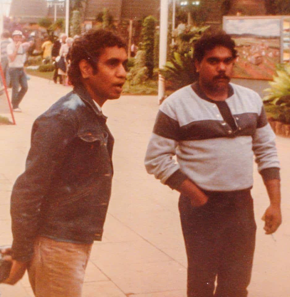 Bart and Nick at the Liverpool Festival, 1984