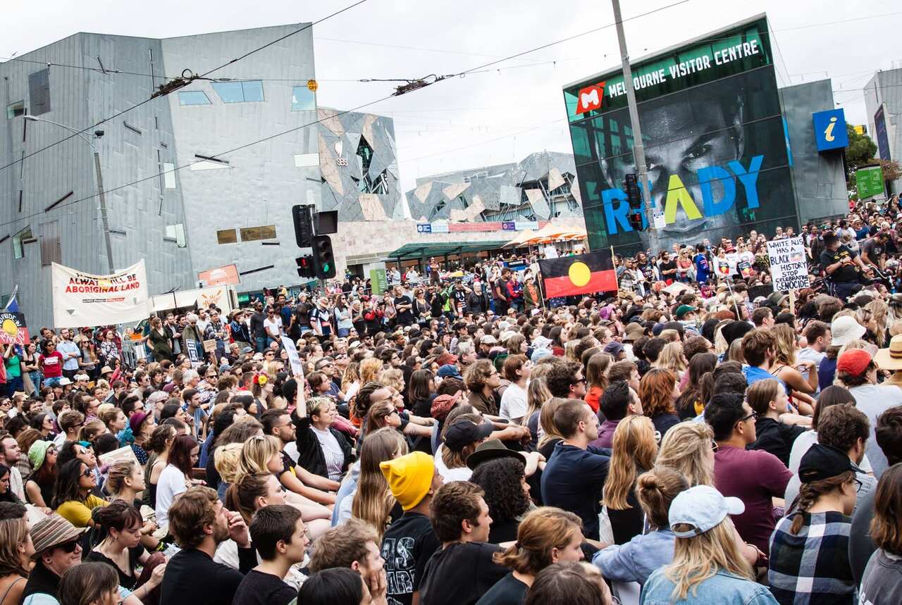 Federation Square, 26 January 2017