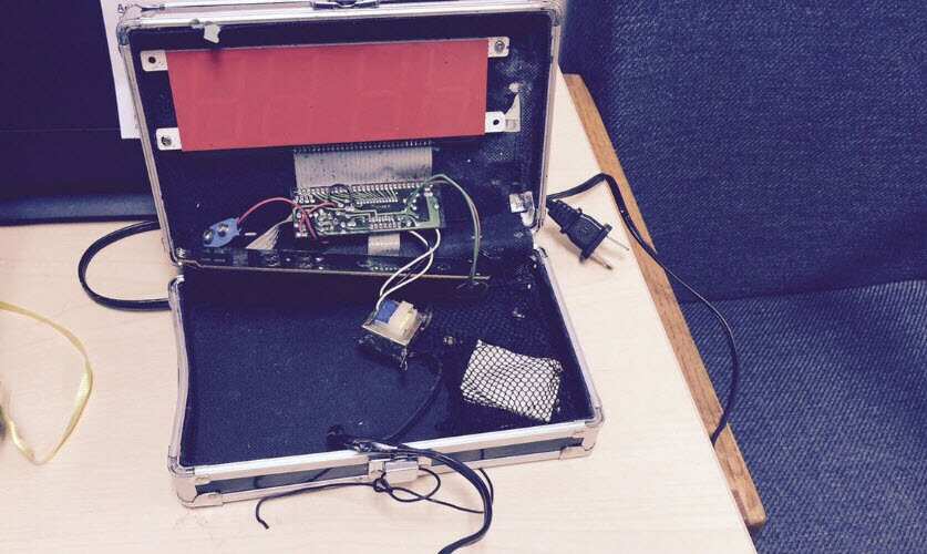 Irving Police Department - digital clock Ahmed Mohamed
