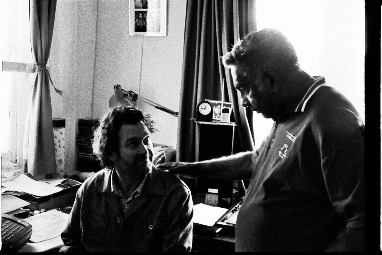 Singer/Musician Brendan Gallagher with Uncle Jimmy LIttle 