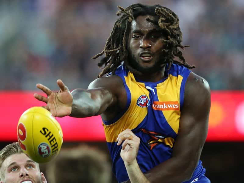 West Coast Eagles ruckman Nic Naitanui