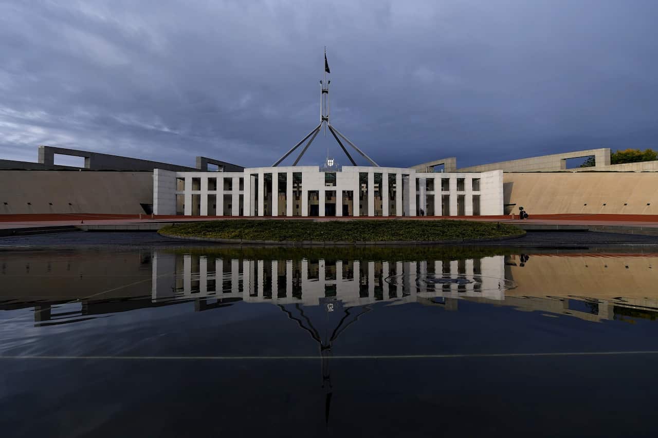 Parliament House in Canberra.
