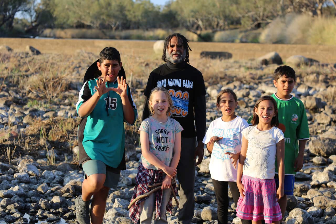 Bruce Shillingsworth 'Save the Rivers' Corroboree, 2019.