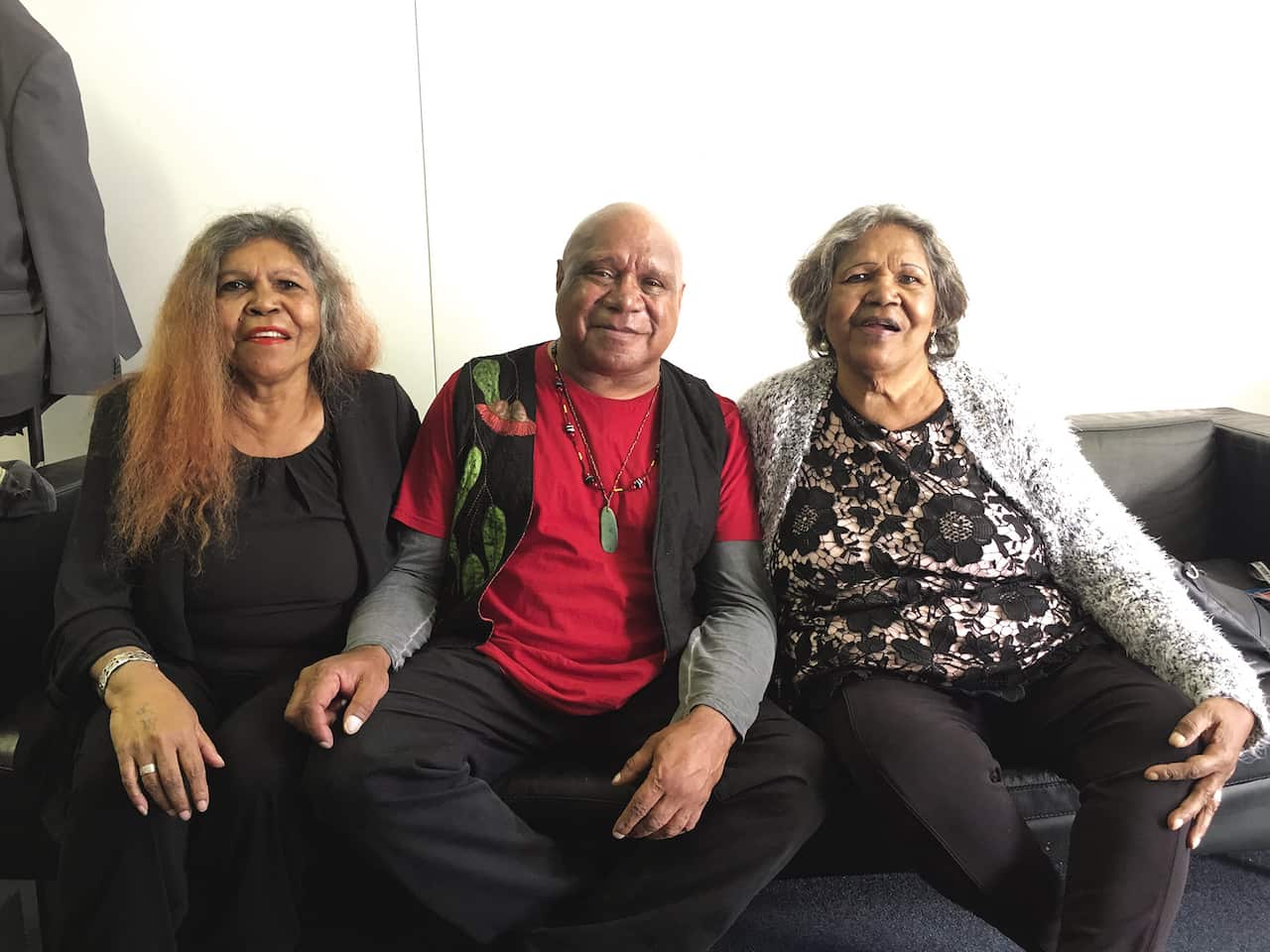 Archie Roach with his sisters Dianne and Myrtle.