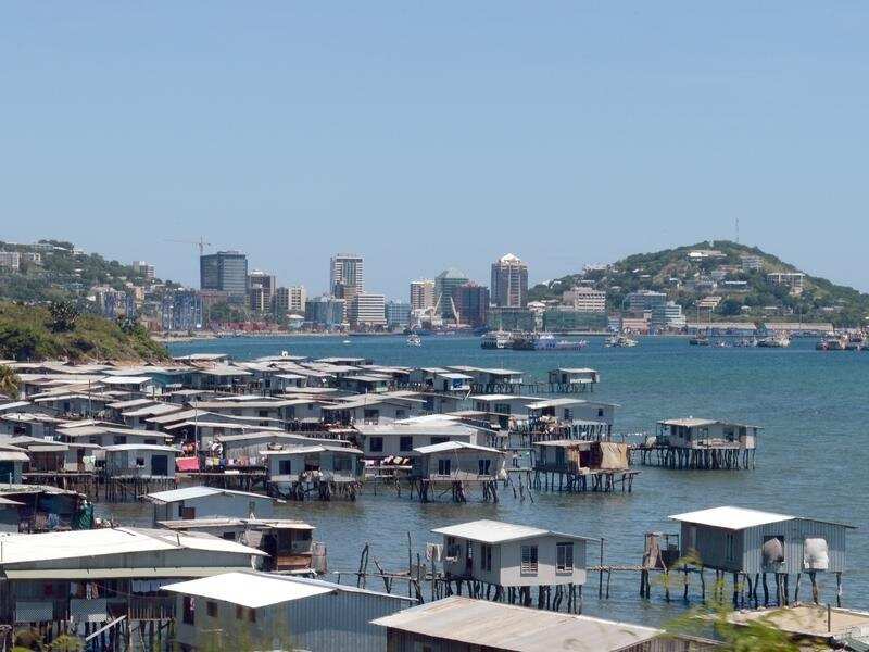 The Motu stilt village in Port Moresby