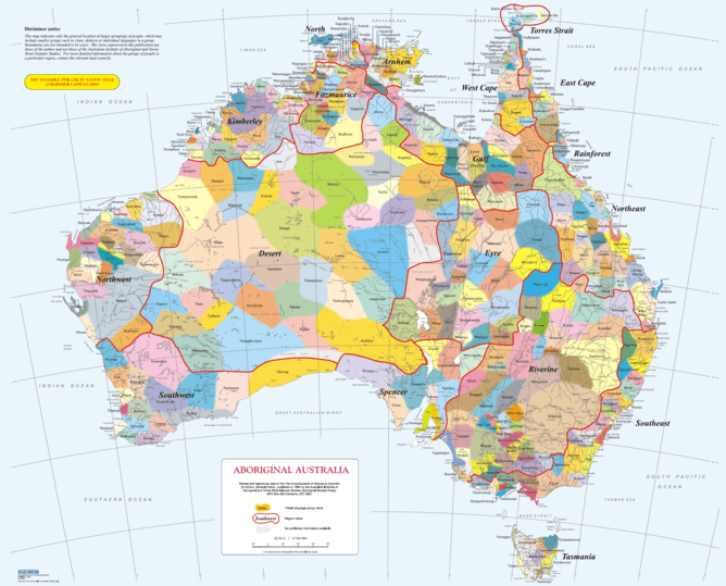 Indigenous languages map http://www.abc.net.au/indigenous/map/