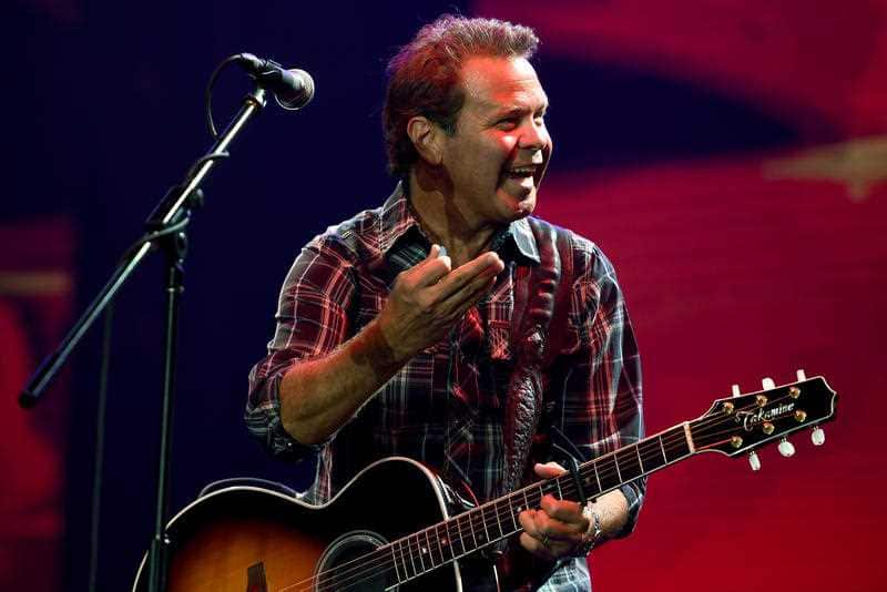 Troy Cassar-Daley performs at the 44th annual Golden Guitar Awards during the Tamworth Country Music Festival in 2016