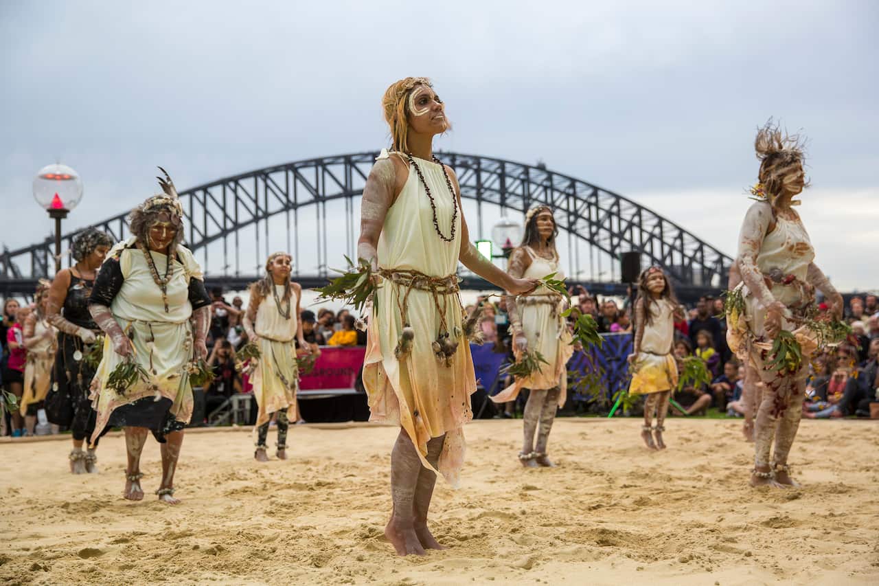 Participants in 2016 Dance Rites competition at the Sydney Opera House