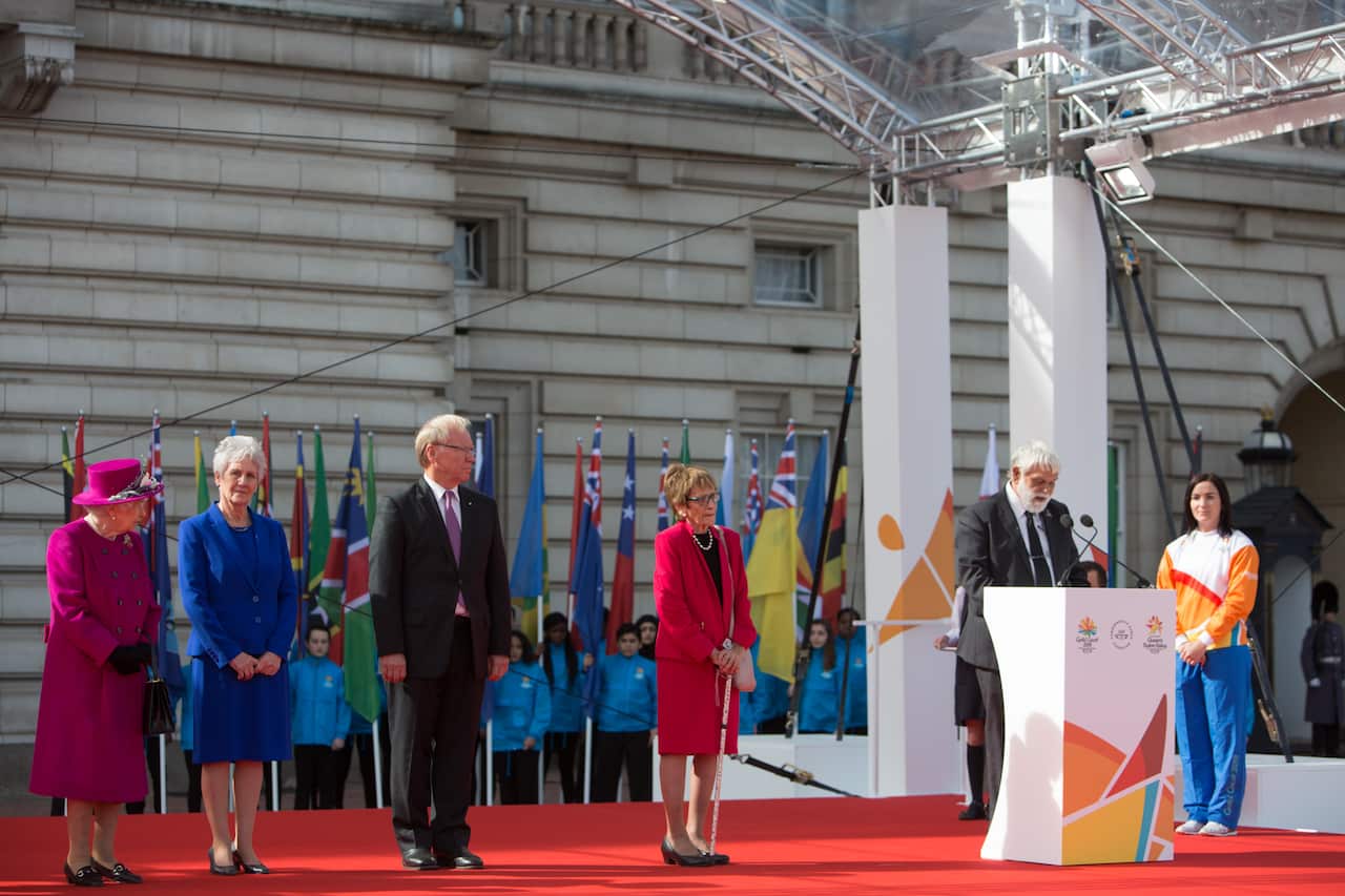 Comm Games baton relay launch