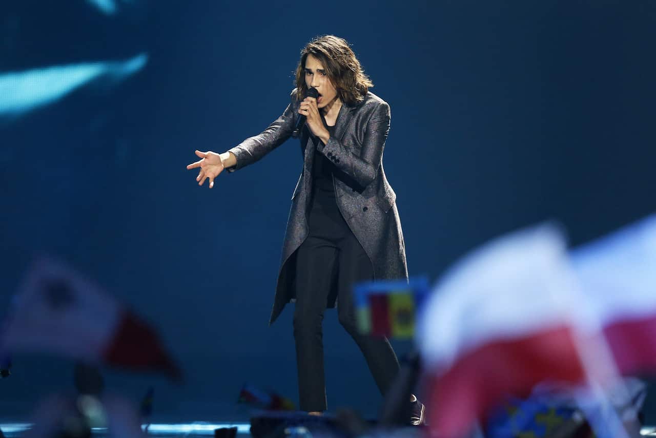 Isiah Firebrace at Eurovision