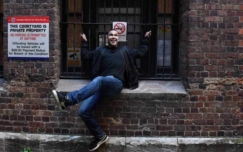 ournalist and comedian Craig Quartermaine poses for a portrait in Sydney