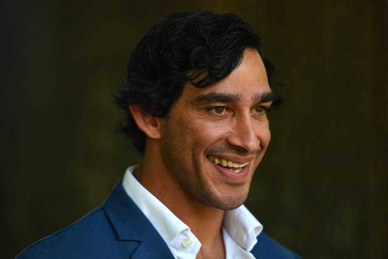 Queensland Australian of the Year finalist Johnathan Thurston at a 2018 Australian of the Year finalist morning tea at The Lodge in Canberra,