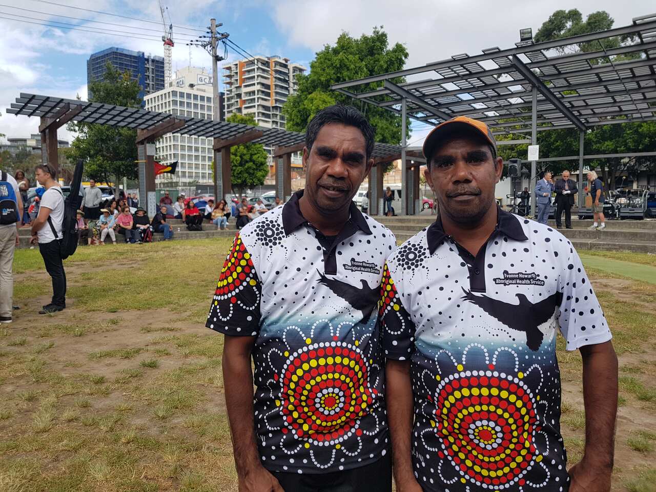 The brothers at the Block