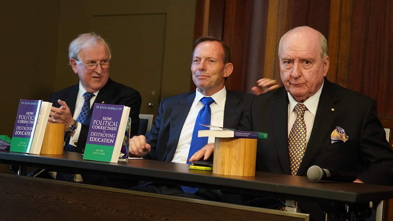 Tony Abbott at book launch