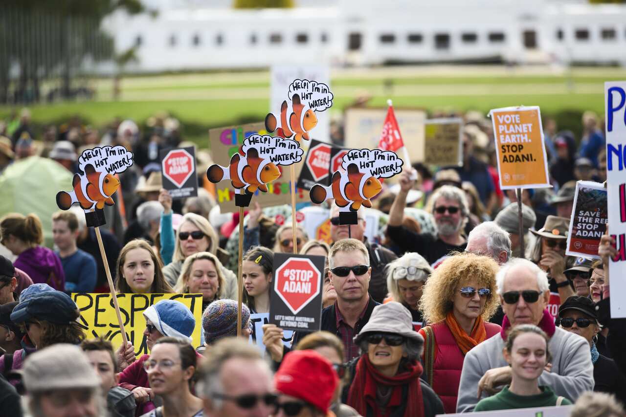An anti-Adani Rally