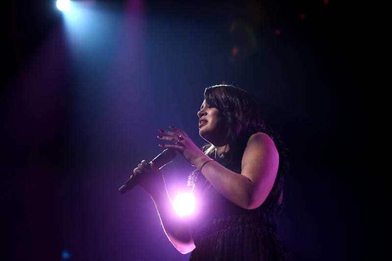 Thelma Plum performs at the ARIA Music Awards. 