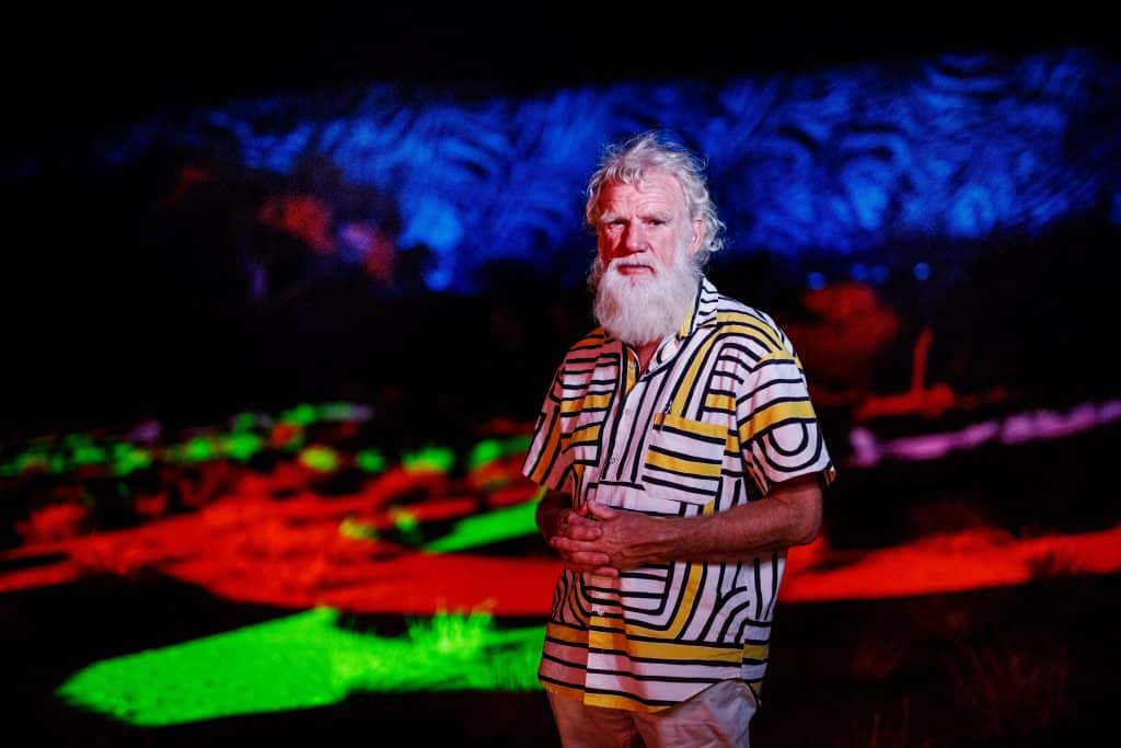 Bruce Pascoe at last year's Parrtjima