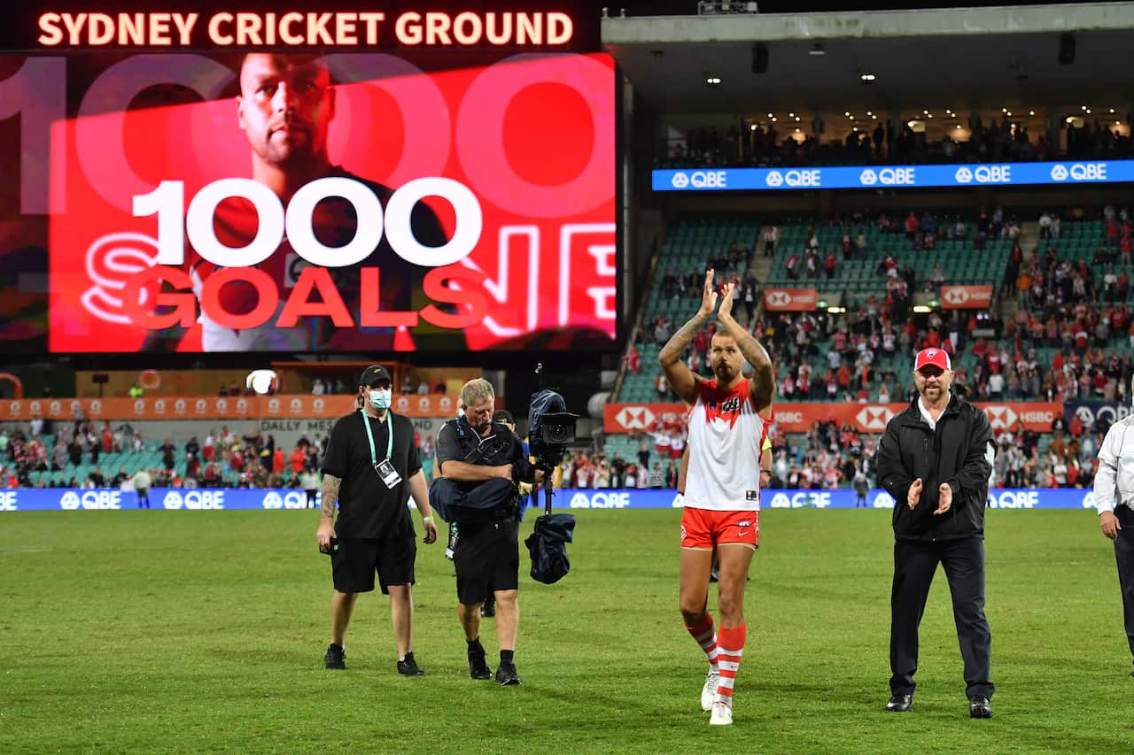Buddy Franklin celebration