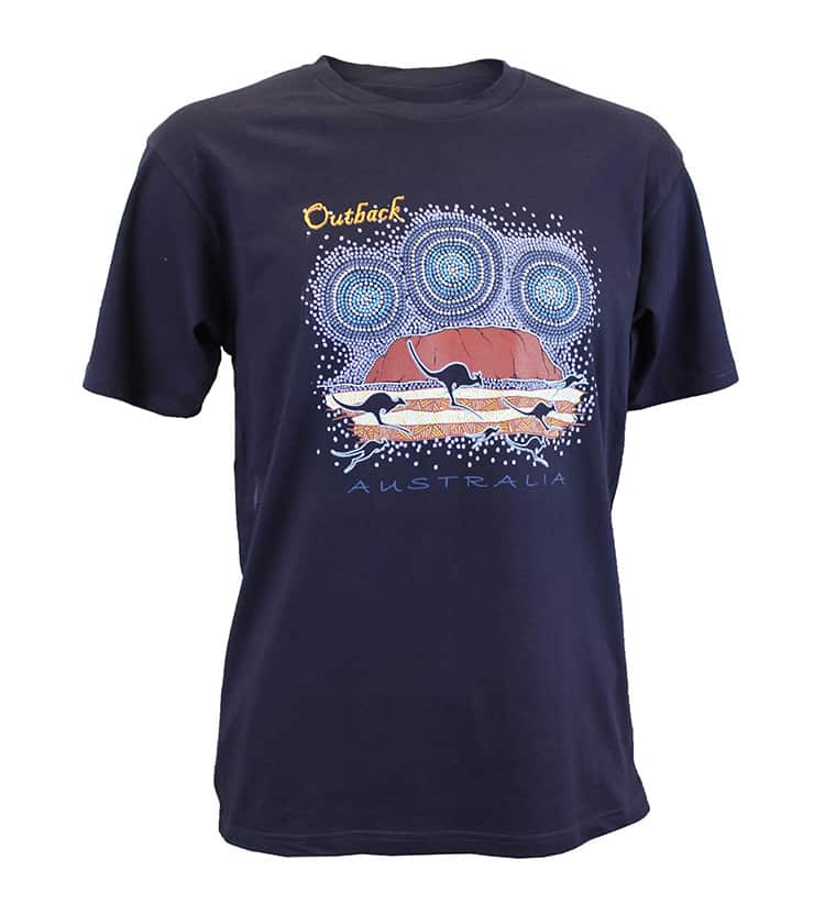 'Dot Art' Uluru souvenir t-shirt