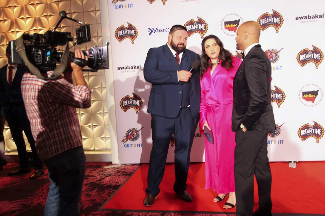 Dreamtime Awards Aboriginal and Torres Strait Islander Award Ceremony Matt Rose Shari Sebbens Luke Carroll