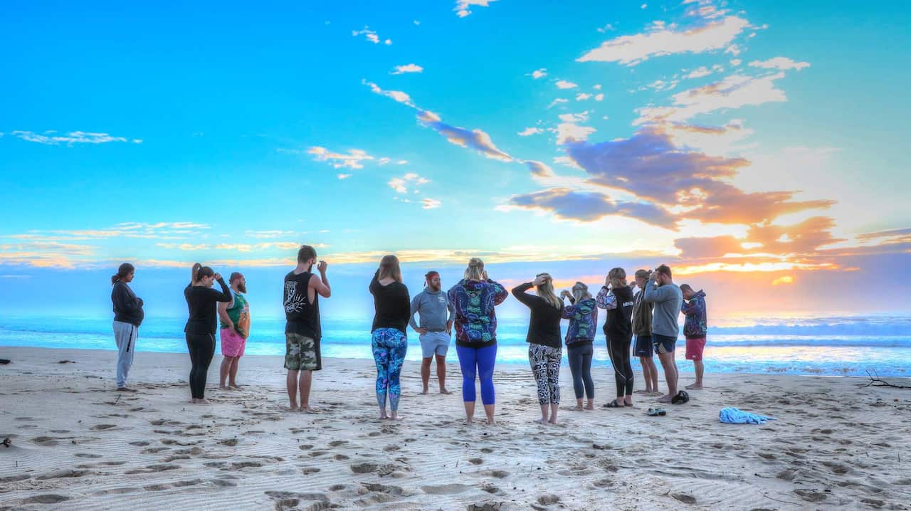 Sunrise Ceremony on Yuin country with Ngaran Ngaran Culture Awareness