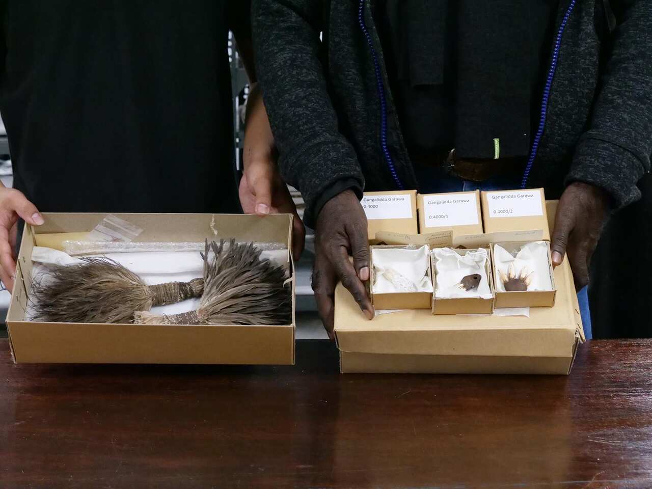 Mangubadijarri Yanner said he looked forward to getting the materials back home to Country where they belong.