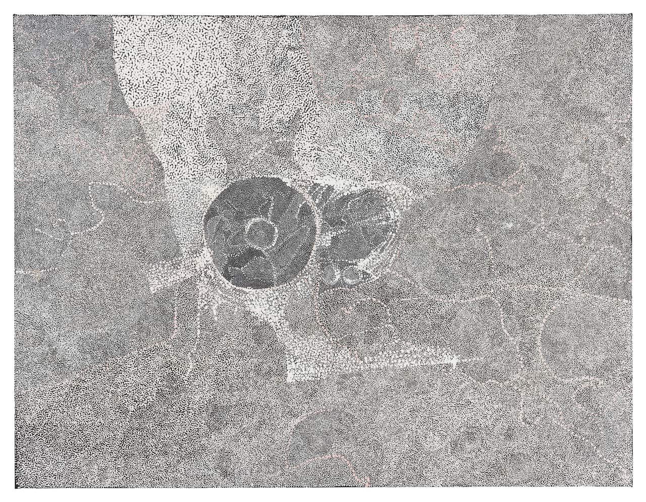 'Ngura Pilti' (The Country is dry) by Matjangka (Nyukana) Norris;