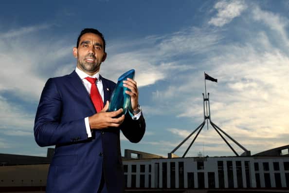 Jan, 2014: Goodes named Australian of the Year. He uses it as a platform to bring race relations among other Indigenous issues to the forefront of discussions.